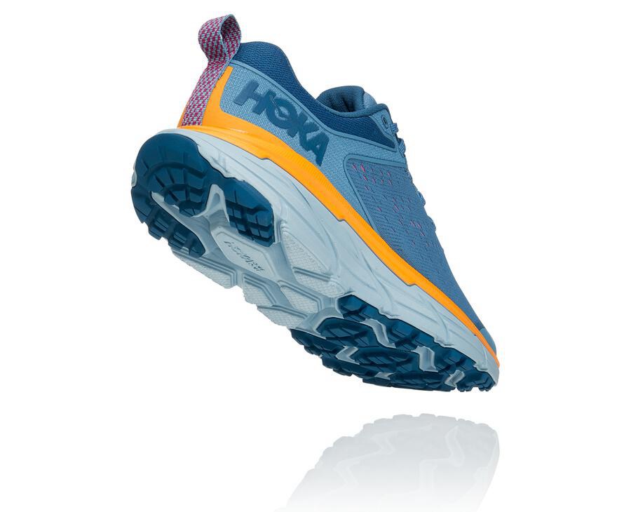 Trail Shoes Womens - Hoka One One Challenger ATR 6 - Blue - OMVBNGW-37